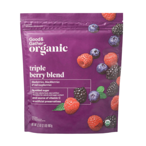 Organic Frozen Triple Berry Blend